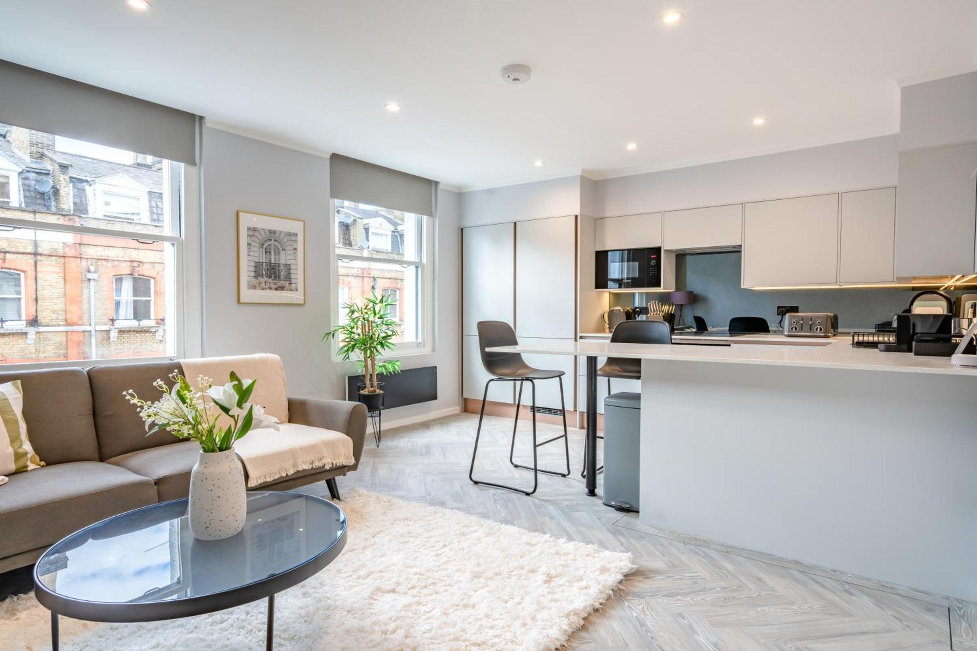 Modern & Chic One Bedroom Apartments In Fitzrovia By Sojo Stay ลอนดอน ภายนอก รูปภาพ